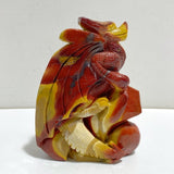 Unique Mookaite Flying Dragon Castle Carving 6 -Wholesale Crystals