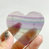 Unique Symmetrical Fluorite Heart Wing Carving With Stand -Wholesale Crystals