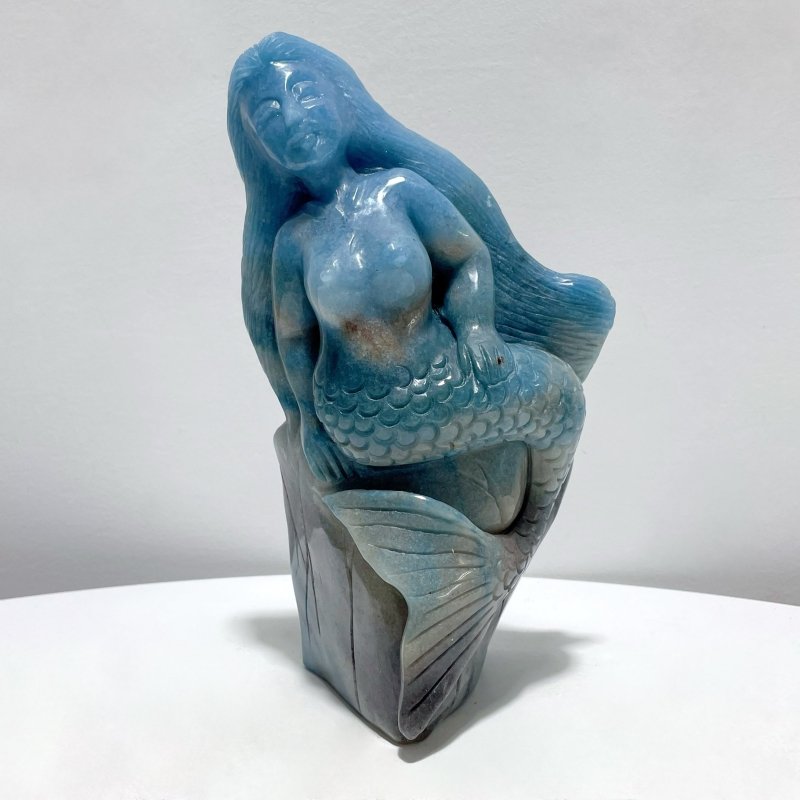 Unique Trolleite Mermaid Carving - Wholesale Crystals