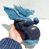 Unique Trolleite Stone Flying Dragon Carving 10 - Wholesale Crystals