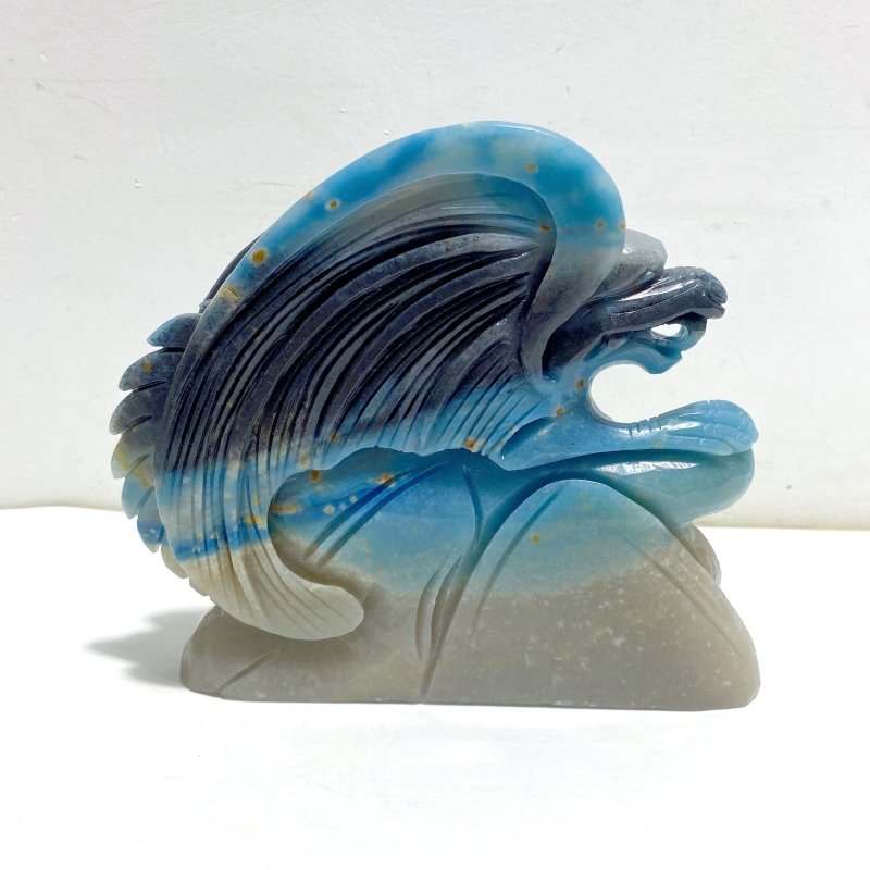 Unique Trolleite Stone Flying Dragon Carving 11 - Wholesale Crystals