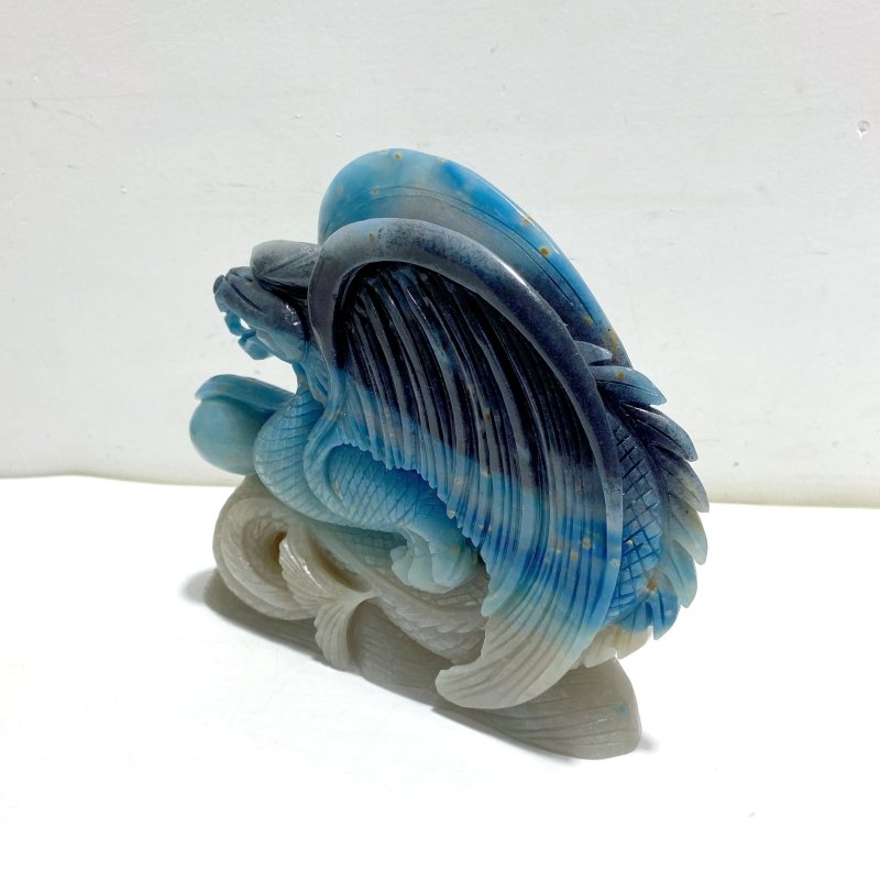 Unique Trolleite Stone Flying Dragon Carving 11 - Wholesale Crystals