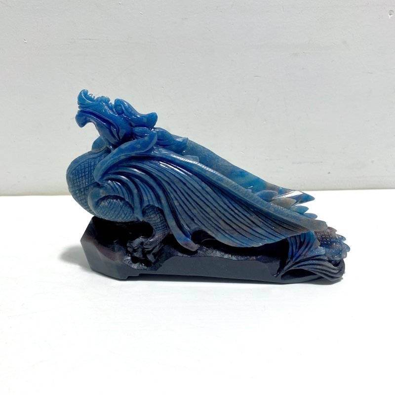 Unique Trolleite Stone Flying Dragon Carving 12 - Wholesale Crystals