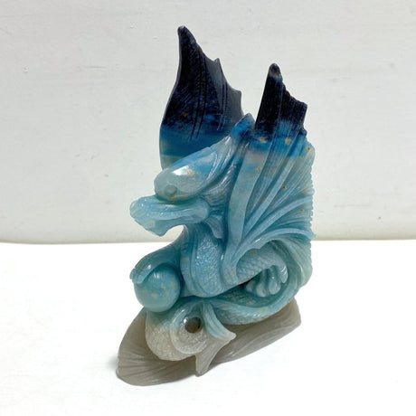 Unique Trolleite Stone Flying Dragon Carving 4 - Wholesale Crystals