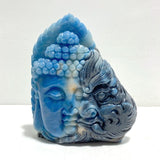 Unique Trolleite Stone Half Mara and Half Buddha Carving - Wholesale Crystals