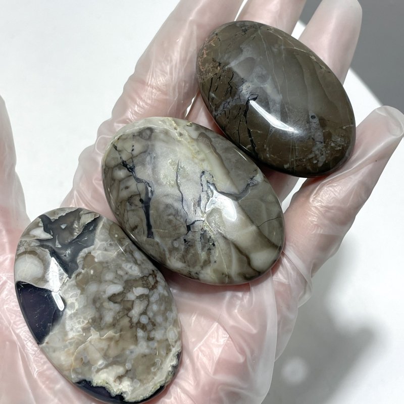 Volcanic Agate Palm Wholesale(No UV Reactive) - Wholesale Crystals