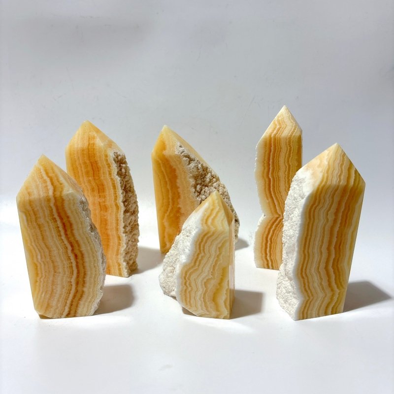 Yellow Calcite Tower Point Wholesale -Wholesale Crystals