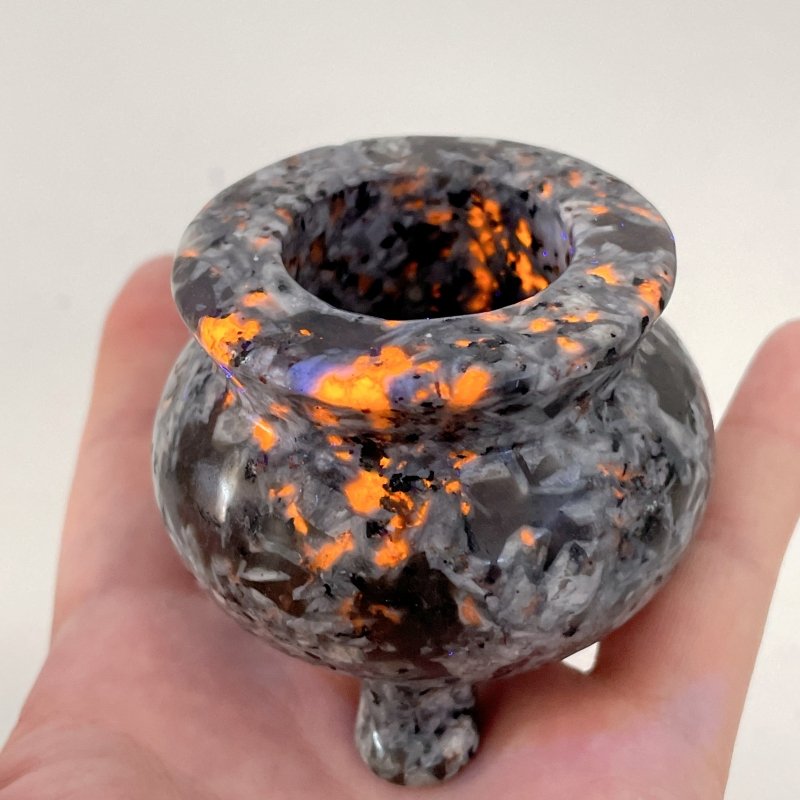 Yooperlite Incense Burner Carving Wholesale (UV Reactive) - Wholesale Crystals