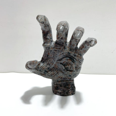 Yooperlite Stone Witchcore Demon Hand Carving - Wholesale Crystals