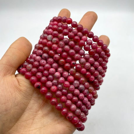 Red Rhodonite Bracelet