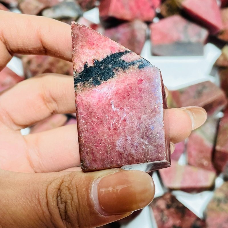 107 Pieces Red Rhodonite Free Form - Wholesale Crystals