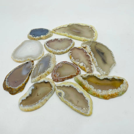 1.1-2.5Inch Beautiful Small Agate Slab Wholesale -Wholesale Crystals