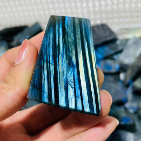 217 Pieces Beautiful Labradorite High Quality Small Free Form -Wholesale Crystals
