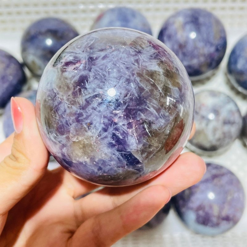 16 Pieces Large Unicorn Stone Spheres -Wholesale Crystals