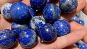 Mini Lapis Lazuli Sphere Ball 0.6-0.7in(16-18mm) Wholesale -Wholesale Crystals