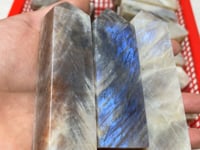 Sunstone and Moonstone Symbiotic Four-Sided Tower Point Wholesale -Wholesale Crystals