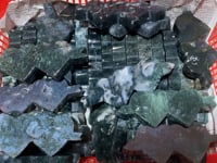 Moss Agate Double Heart Wholesale -Wholesale Crystals