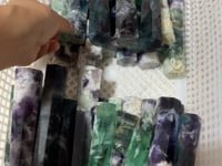 35 Pieces Feather Fluorite Tower Points