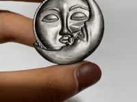 Silver Sheen Obsidian Sun&Moon Carving Wholesale