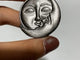 Silver Sheen Obsidian Sun&Moon Carving Wholesale