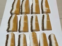 13 Pieces Large Yellow Calcite Tower Points