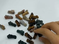 Panther Jaguar Carving Wholesale Moss Agate Tiger Eye Crazy Agate -Wholesale Crystals