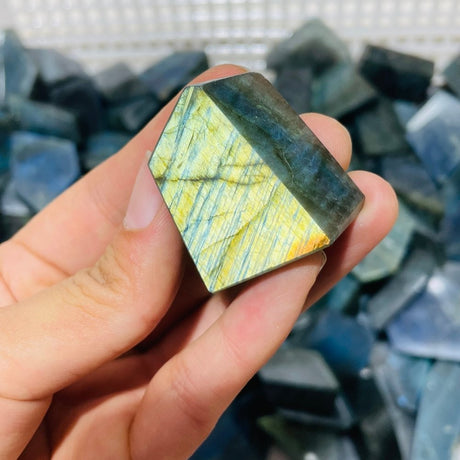 155 Pieces High Quality Small Labradorite Free Form -Wholesale Crystals