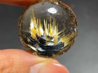 Titanium Flower Rutile Round Shape Pendant -Wholesale Crystals