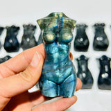 16 Pieces High Quality Labradorite Goddess Large Carving -Wholesale Crystals