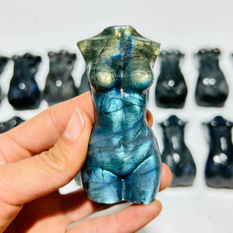 16 Pieces High Quality Labradorite Goddess Large Carving -Wholesale Crystals