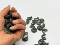 Mini Green Rutile Moon DIY Pendant Wholesale -Wholesale Crystals