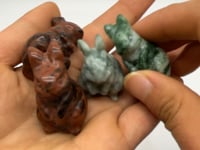 Red Obsidian Rabbit Carving Wholesale -Wholesale Crystals