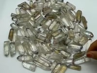 105 Pieces Polished Strawberry Crystal Lepidocrocite Super 7 Points For DIY Pendant -Wholesale Crystals