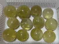 12 Pieces Citrine Crystal With Rainbow Spheres -Wholesale Crystals