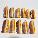 11 Pieces Large Yellow Calcite Points -Wholesale Crystals