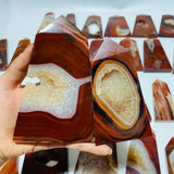 28 Pieces Druzy Carnelian Tower Point -Wholesale Crystals
