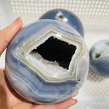3 Pieces Geode Druzy Agate Spheres Ball -Wholesale Crystals