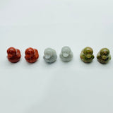 3 Types Duck Carving Wholesale Red Jasper Labradorite - Wholesale Crystals