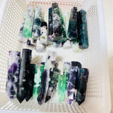 35 Pieces Feather Fluorite Tower Points -Wholesale Crystals