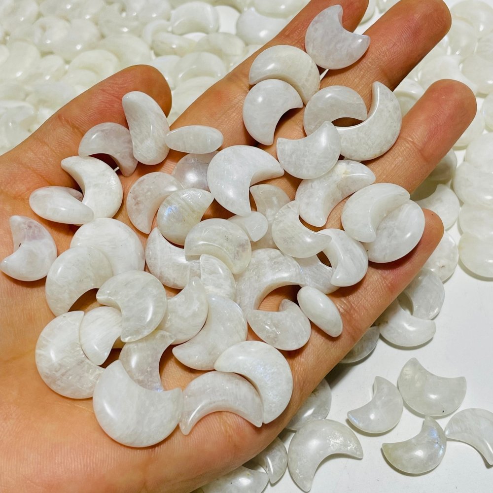 370 Pieces Mini Sri Lanka Moonstone Moon For DIY Pendant -Wholesale Crystals