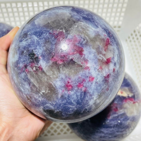4 Pieces High Quality Large Unicorn Stone Spheres -Wholesale Crystals