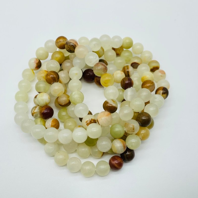4 Types Bracelet Wholesale Afghanistan Jade Green Zebra White Jade - Wholesale Crystals