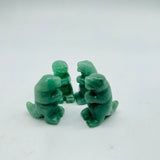 4 Types Dinosaur Tyrannosaurus Rex Carving Tiger Eye Moss Agate Wholesale -Wholesale Crystals