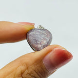 46 Pieces Cordierite Stone Heart Pendant -Wholesale Crystals