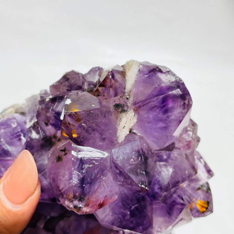 5 Pieces Amethyst Cacoxenite Super7 Cluster - Wholesale Crystals