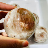 5 Pieces High Quality Large Sunstone Sphere -Wholesale Crystals
