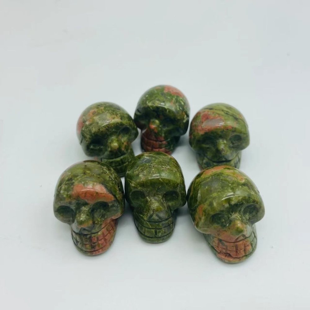 6types crystals skull rose quartz tiger eye -Wholesale Crystals