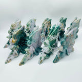 9 Pieces Beautiful Ocean Jasper Butterfly Fairy Carving -Wholesale Crystals