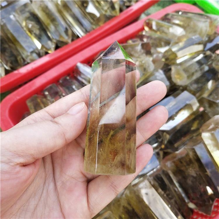 Heat treatment citrine quartz point -Wholesale Crystals