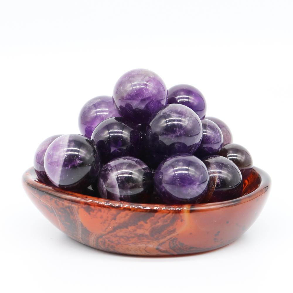 amethyst chevron Mini Spheres -Wholesale Crystals